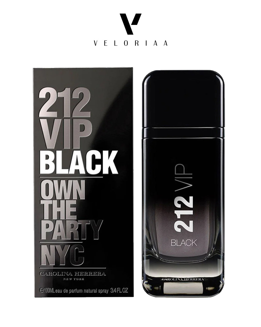 Carolina Herrera 212 VIP Black Own The Party NYC Men EDP 100ml