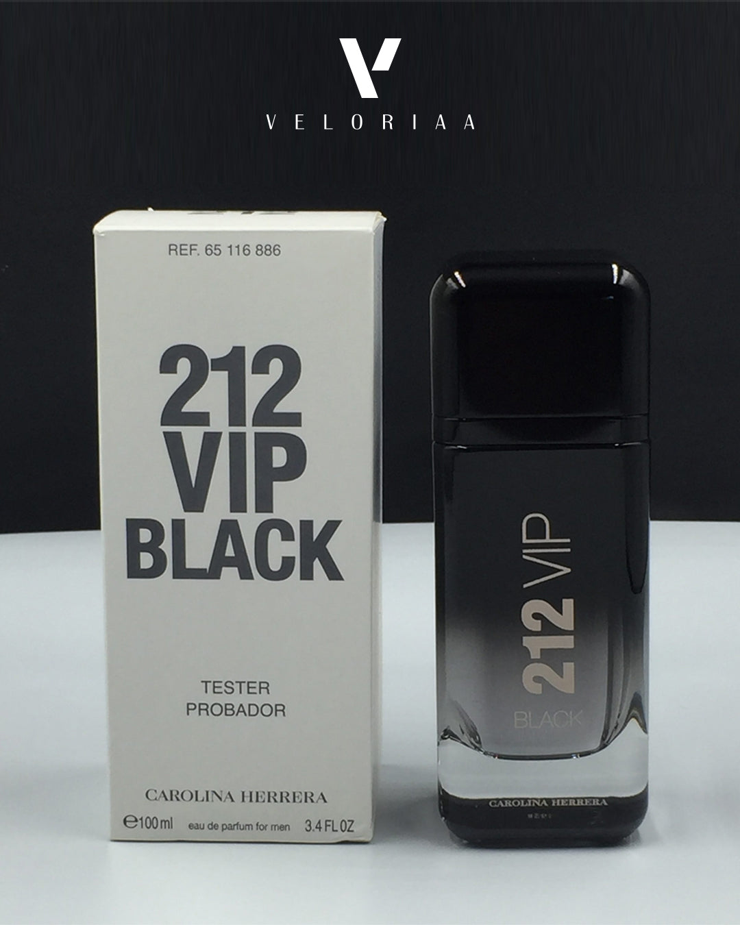 Carolina Herrera 212 Vip Black Edp 100ml (Tester)