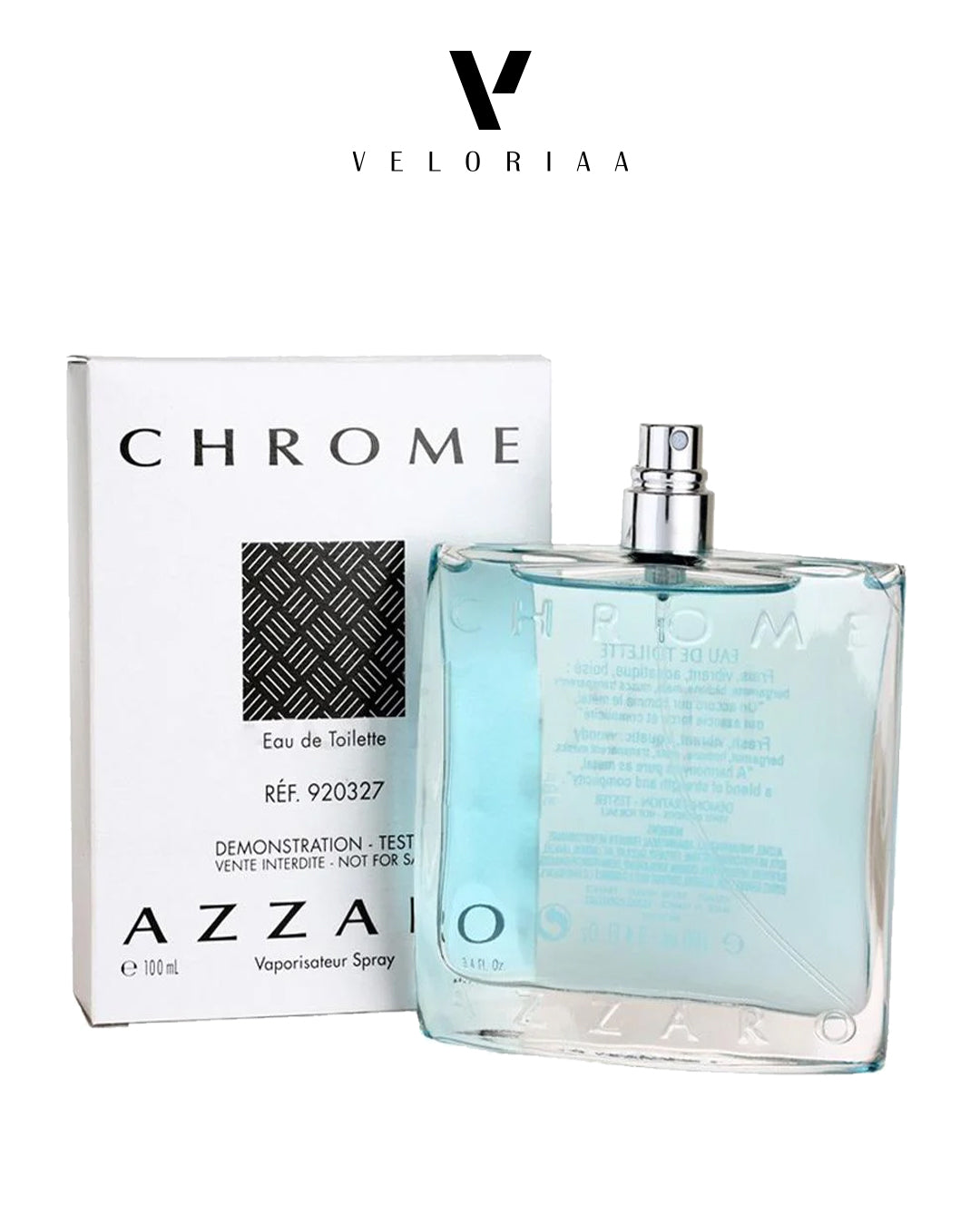 Azzaro Chrome Edt 100ml Tester